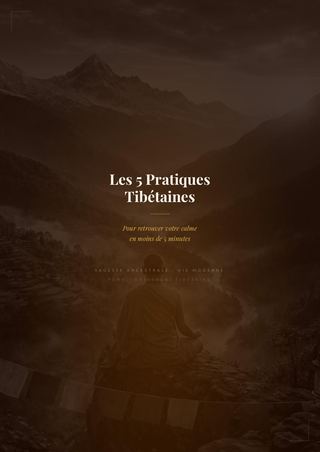 Les 5 Pratiques Tibétaines